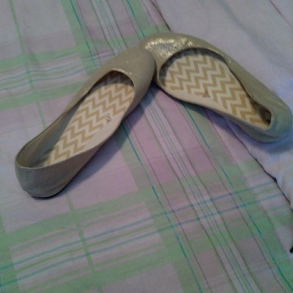 Cream loafers